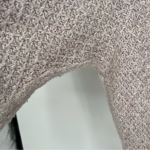 Angel of the North Lavender Chauvet Open Cotton Alpaca Cardigan Sweater Small - Picture 9 of 13